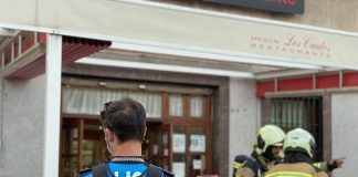 Incendio en la cocina de un restaurante de Alcorcón