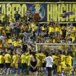 Enfado monumental de la afición del Alcorcón por la destitución de Anquela