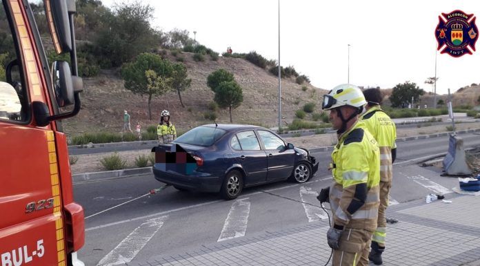 Varios accidentes en Alcorcón