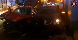 Varios heridos tras un accidente múltiple en Alcorcón