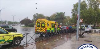 Accidente de tráfico de un varón en Alcorcón