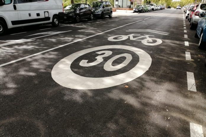 Así es el nuevo carril bici que cruza una parte importante de Alcorcón