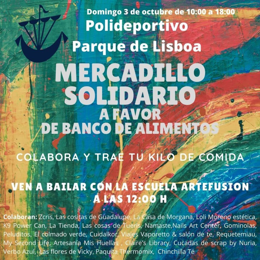 Mercadillo solidario en Alcorcón a favor del Banco de Alimentos