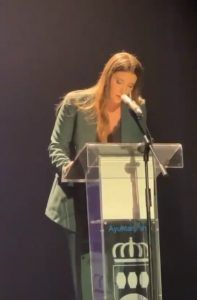 Lucía Sánchez en su intervención
