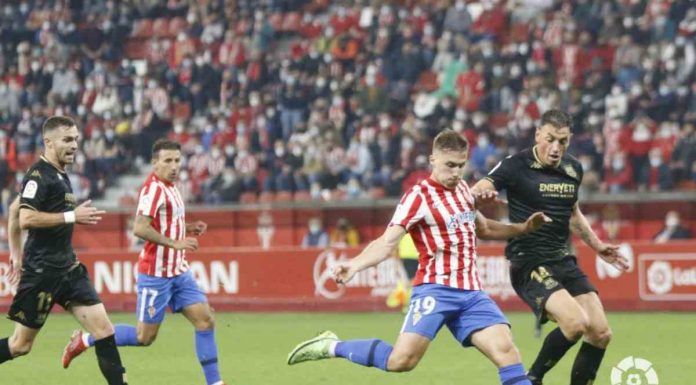 Sporting 1-0 AD Alcorcón/ Una jugada rocambolesca en el 90 impidió puntuar al Alcorcón