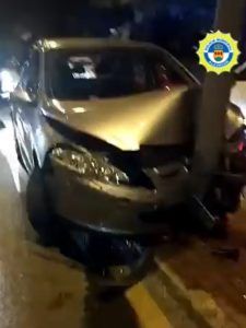 Accidente múltiple en la A-5 en Alcorcón
