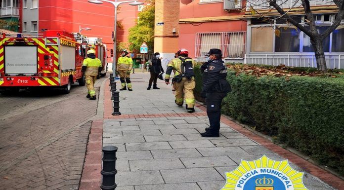 Incendio en la cocina de una vivienda de Alcorcón