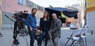 Penélope Cruz, Luis Tosar y Juan Diego Botto graban una película en Alcorcón