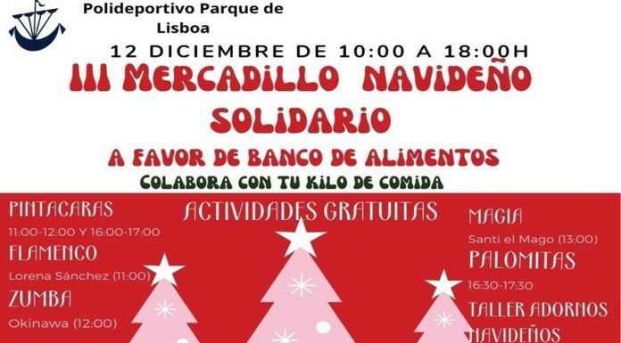 Mercadillo navideño solidario este domingo en Alcorcón