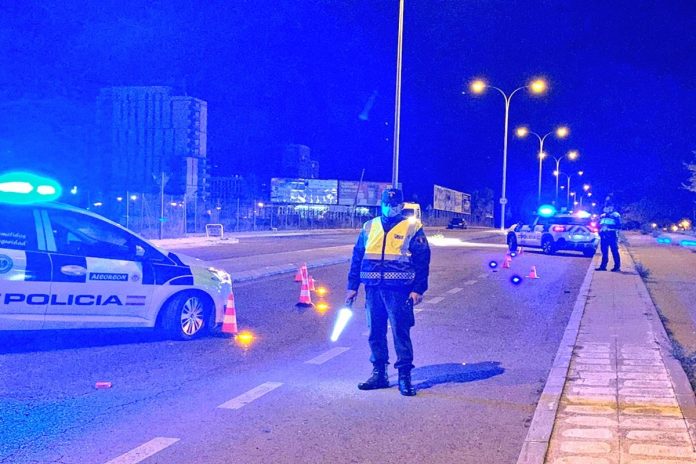 Tres policías heridos en un botellón en Alcorcón