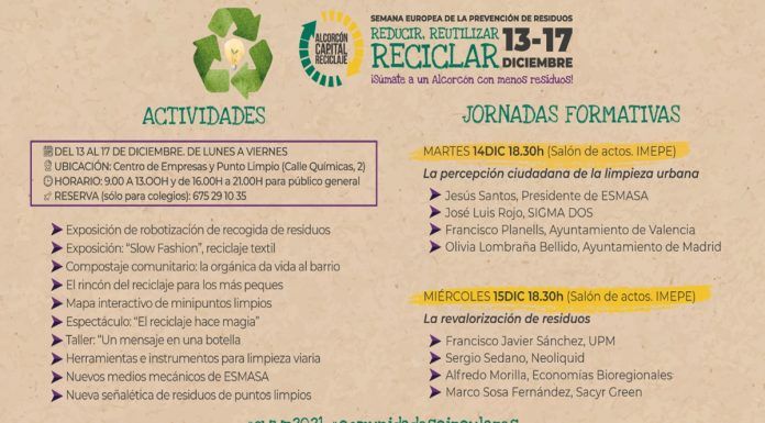ESMASA celebra la Semana Europea de la Prevención de Residuos en Alcorcón