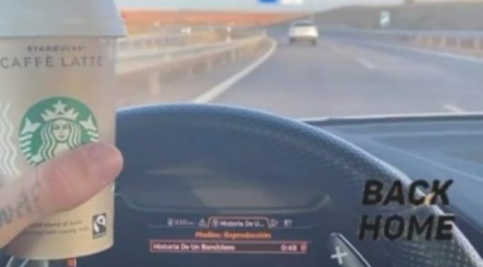 La severa temeridad de Raúl Asencio, futbolista del Alcorcón, mientras conducía