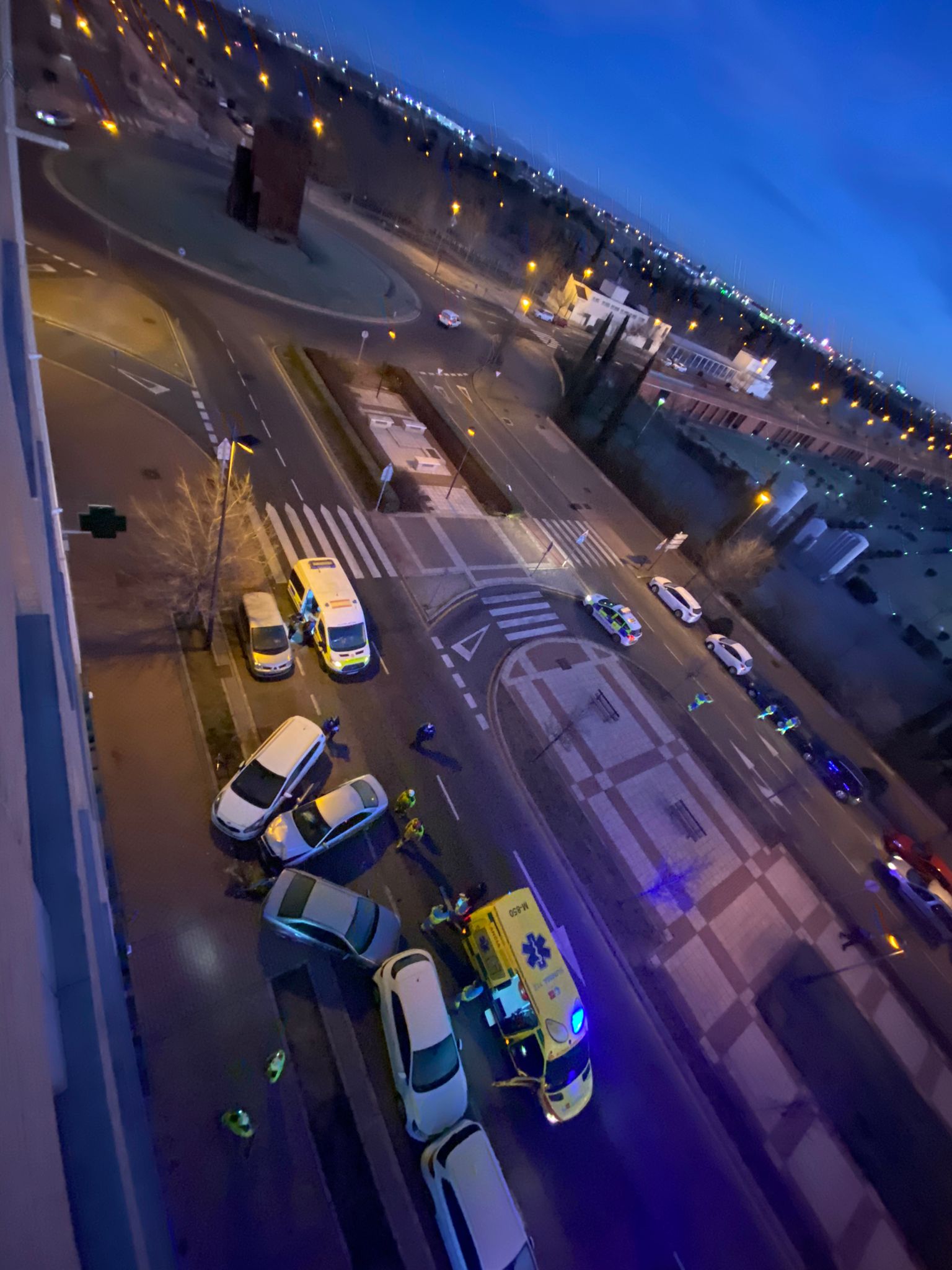 Un conductor provoca un grave accidente en Alcorcón