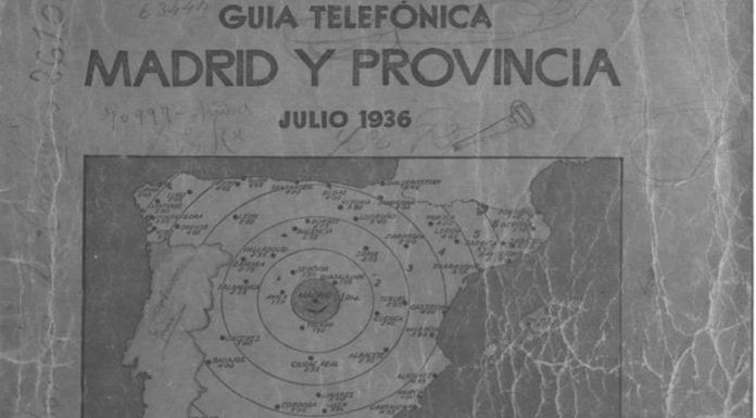 Así era la guía de teléfono en Alcorcón en 1936