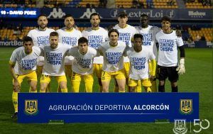 Lesión grave de Carlos Bellvís en el Alcorcón