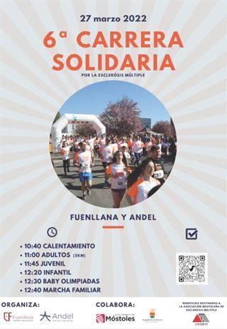 La VI Carrera Solidaria por la Esclerosis Múltiple se celebra en Alcorcón