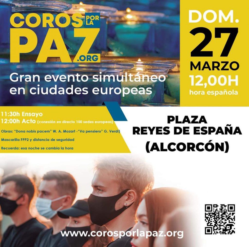 Alcorcón participará en la cita mundial de 'Coros por la paz'