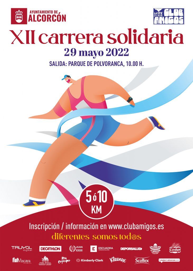La XII Edición de la Carrera Solidaria por la Inclusión se celebra en Alcorcón