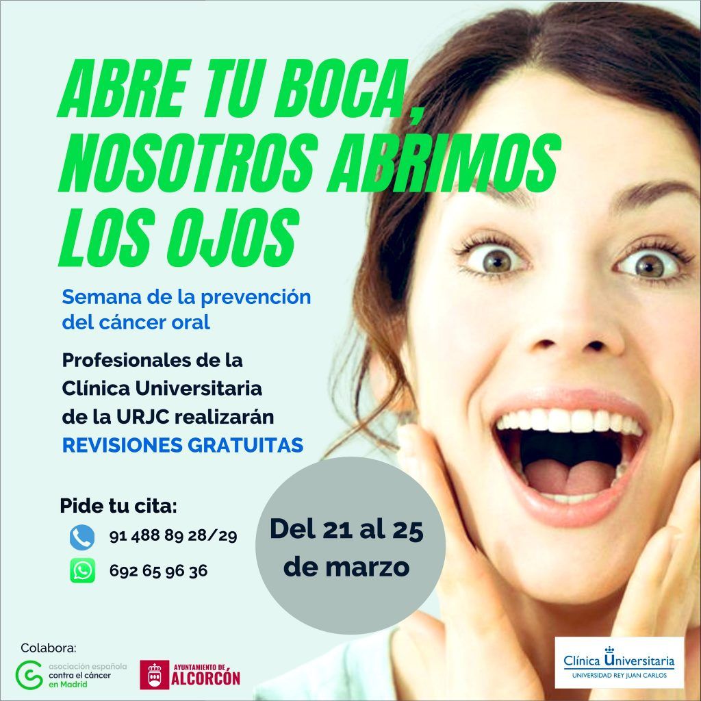 Revisiones de boca gratis en Alcorcón para prevenir el cáncer