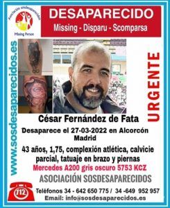 Localizado sin vida un sanitario de SUMMA 112 desaparecido en Alcorcón