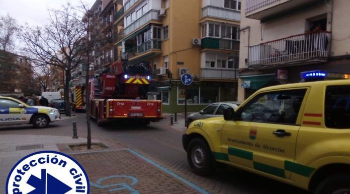 Nuevo incendio en una casa en Alcorcón