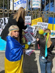 Kristina, una mujer de Ucrania en Alcorcón: “Mi país va a desaparecer sin que nadie haga nada"