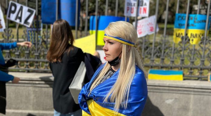 Kristina, una mujer de Ucrania en Alcorcón: “Mi país va a desaparecer sin que nadie haga nada"
