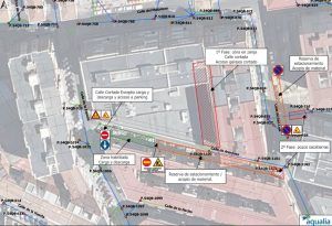 Obras y cortes de tráfico durante varios meses en una zona de Alcorcón