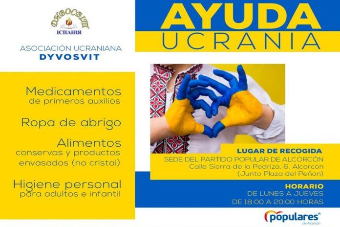 de Alcorcón pone su sede al servicio de Ucrania