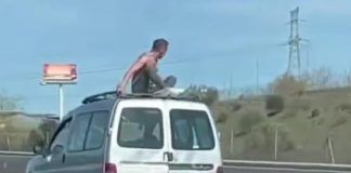 La demencial imprudencia de una furgoneta a las afueras de Alcorcón