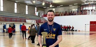 El alcorconero Alejandro Hurtado, campeón de España universitario de fútbol sala