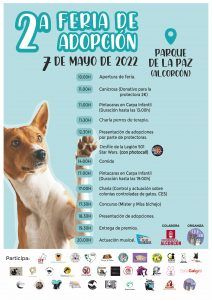 Feria de la adopción animal este sábado en Alcorcón