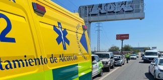 Accidente en la A5 en Alcorcón