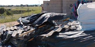 Localizado y denunciado el autor del vertido de varias toneladas de amianto en Alcorcón