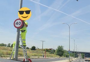 Aumento de velocidad en la carretera que une Alcorcón y Móstoles