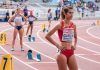 La atleta alcorconera Carla García, con la selección española en el Campeonato Iberoamericano