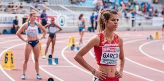 La atleta alcorconera Carla García, con la selección española en el Campeonato Iberoamericano