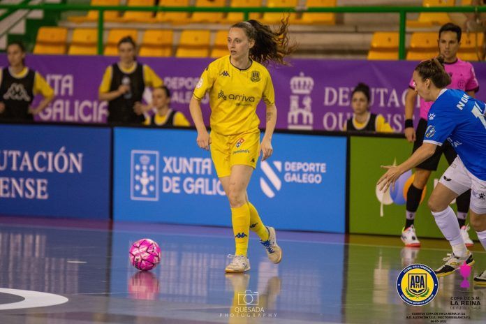 El precioso gesto de Clau López, jugadora del AD Alcorcón FSF, en la Copa de la Reina