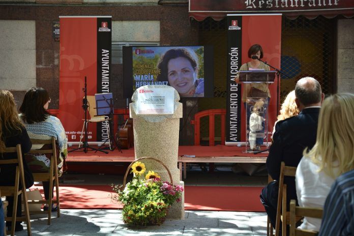 El precioso homenaje de Alcorcón a la fallecida María Hernández