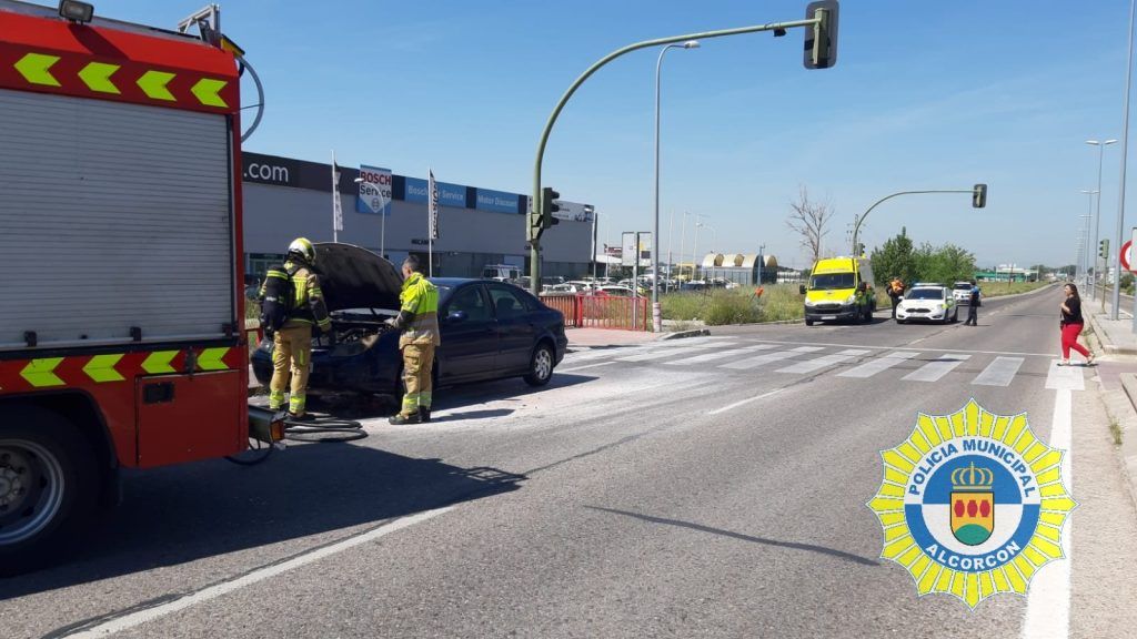 Accidente en la A5 en Alcorcón