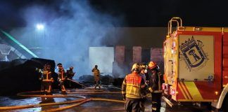 Nuevo gran incendio en la papelera Solís de Alcorcón