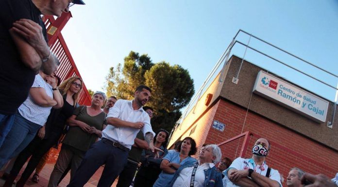 Concentración contra el cierre de las urgencias del SUAP de Alcorcón