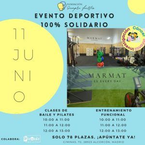 Evento deportivo contra el cáncer infantil en Alcorcón