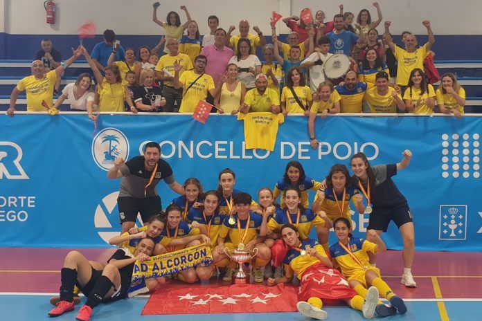 El AD Alcorcón FSF toca el cielo y se proclama campeón de España infantil y cadete