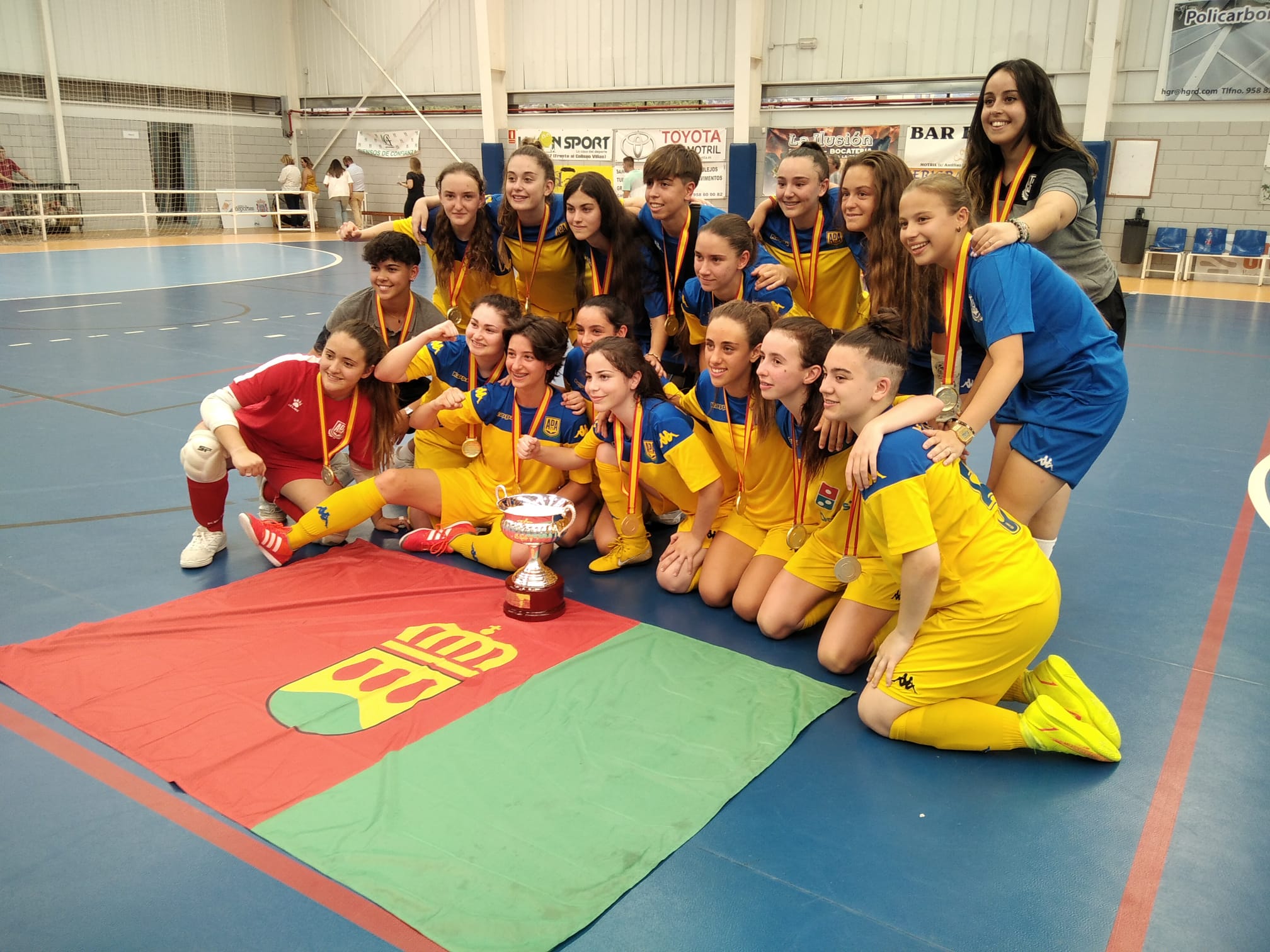 El Ad Alcorcón Fsf Toca El Cielo Y Se Proclama Campeón De España Infantil Y Cadete