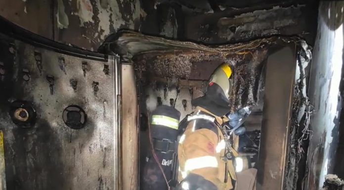 Incendio en un centro estético de Alcorcón
