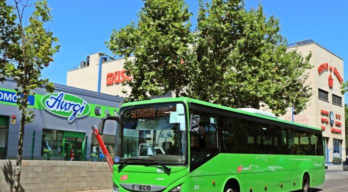 Cambio en el horario de una línea de autobús que conecta Alcorcón con Madrid