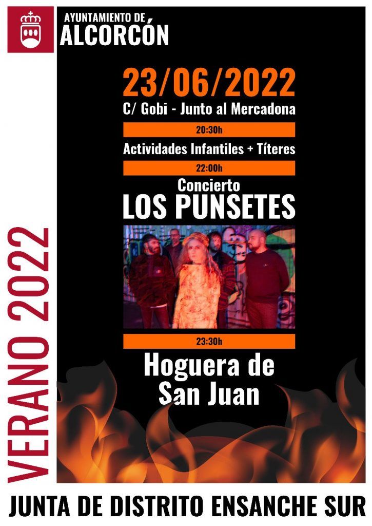 El Ensanche Sur de Alcorcón celebrará San Juan con esta programación especial