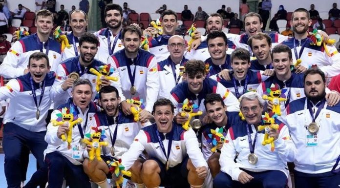 El alcorconero Alberto Martín gana los Juegos Mediterráneos con España en balonmano