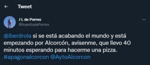 Nuevo apagón en varias calles de Alcorcón